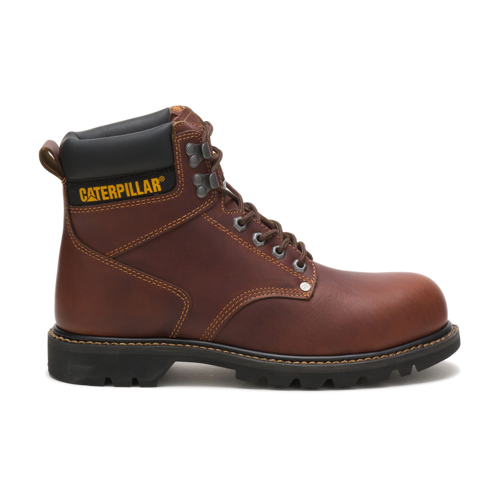 Caterpillar Boots South Africa - Cat Men's Second Shift Steel Toe Steel Toe Boots Brown OH3975812